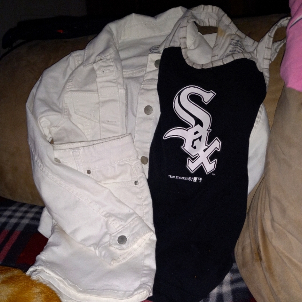 Girls Jacket, Tank Top and Skirt